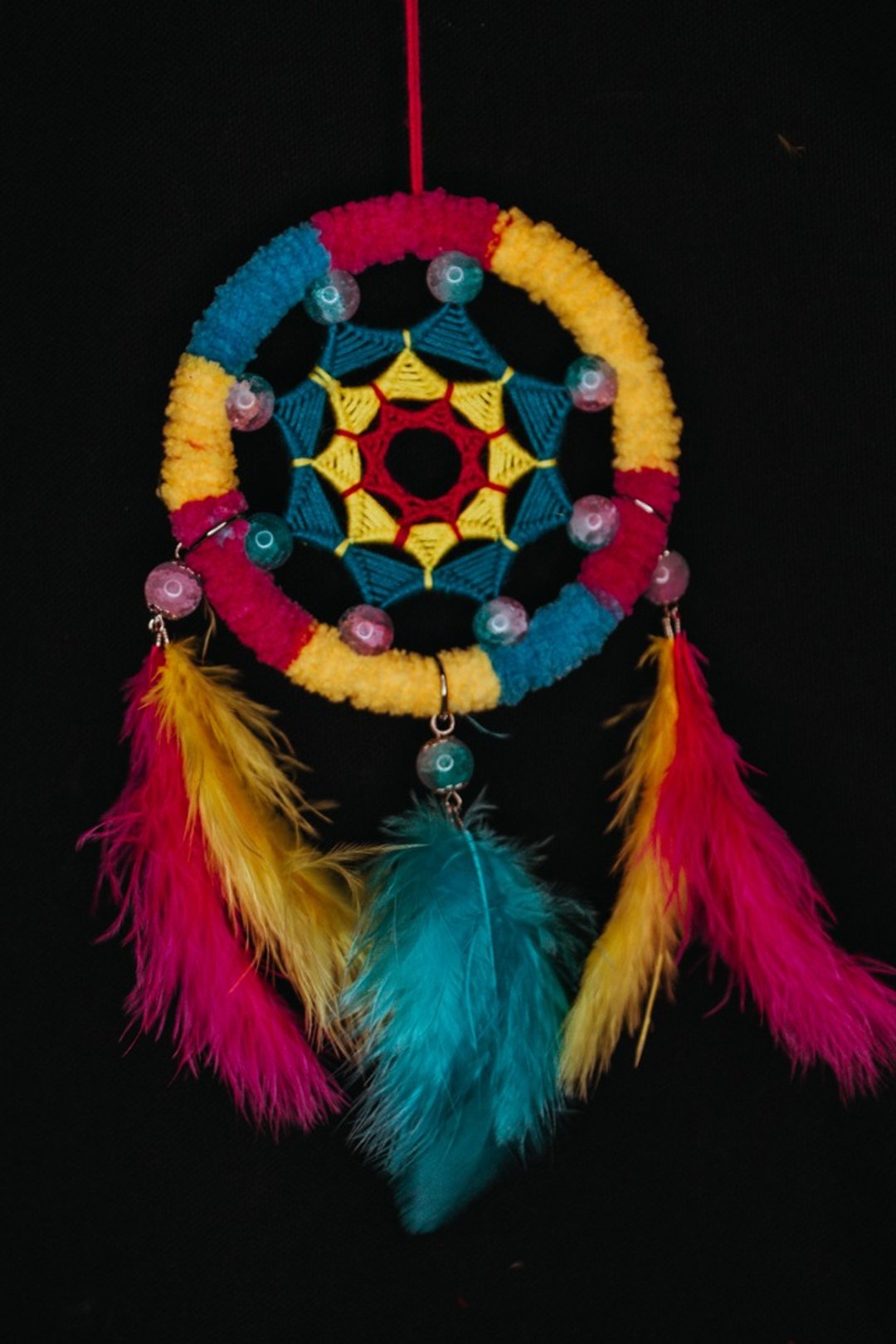 纯手工捕梦网 Handmade Dreamcatcher－【毛绒－童趣】 - 摆饰 - 其他材质 黄色