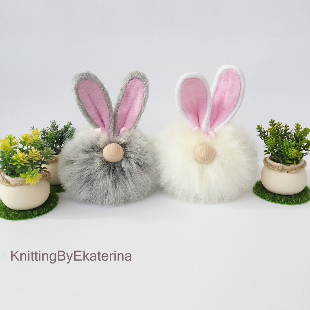 Easter Gnome Easter Bunny Gnome Spring Gnome Stuffed Gnomes Summer Gnome Easter - 玩偶/公仔 - 其他材质 