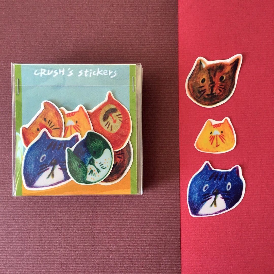 Crush's 猫咪贴纸 - 贴纸 - 防水材质 