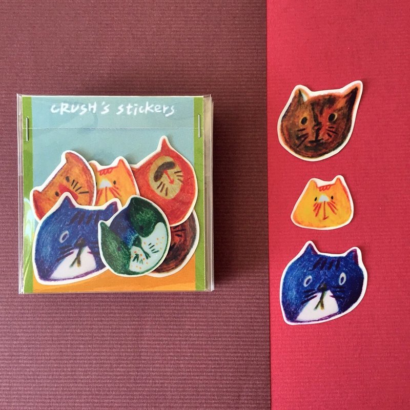 Crush's 猫咪贴纸 - 贴纸 - 防水材质 