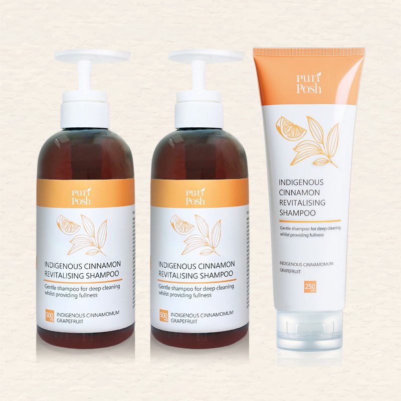 土肉桂丰泽轻盈洗发精 2赠1组 - 头皮控油护理 清新果香 台湾植萃 - 洗发用品 - 其他材质 透明