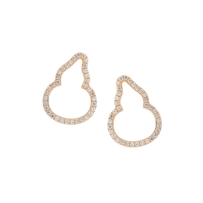 Eternal Bloom Earrings / 永恒绽放耳环 - 耳环/耳夹 - 钻石 