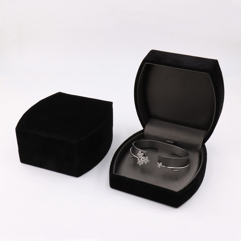 圆弧车缝造型系列 珠宝盒 手环盒 手镯盒 - 收纳用品 - 棉．麻 