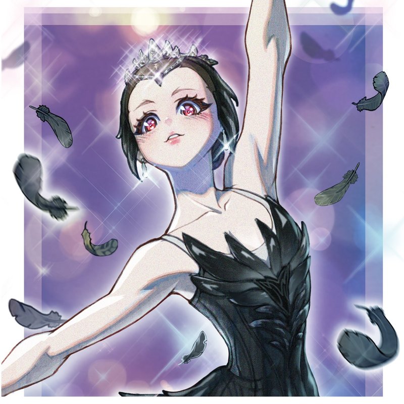 黑暗优雅 - 贴纸 - 纸 