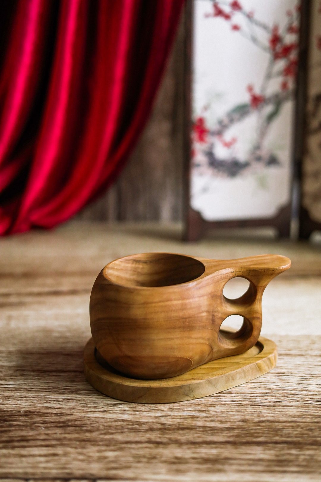 【柚木芬兰杯 KUKSA】 - 其他杯子 - 木头 咖啡色