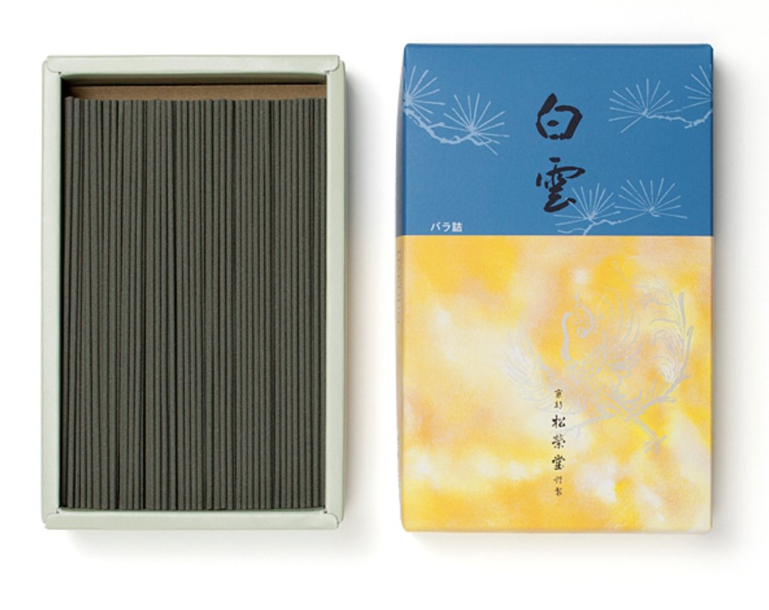 松荣堂 白云 Hakuun White Cloud 线香【京线香系列 】大容量纸盒 - 香薰/精油/线香 - 其他材质 