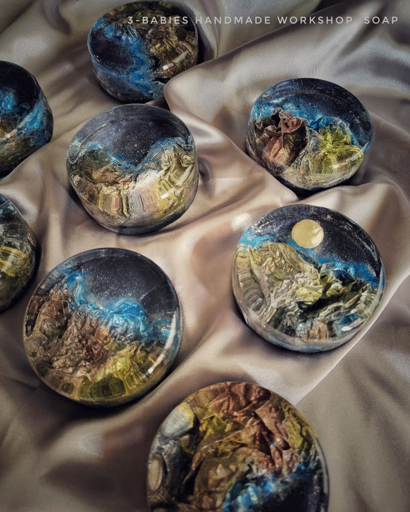 限量商品 蓝眼泪胺酸海洋宝石皂 限量预购 - 肥皂/手工皂 - 其他材质 蓝色