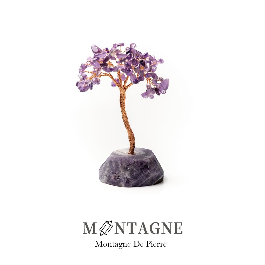 【Montagne】原矿水晶树 | 紫水晶 | 权利。守护 - 摆饰 - 水晶 