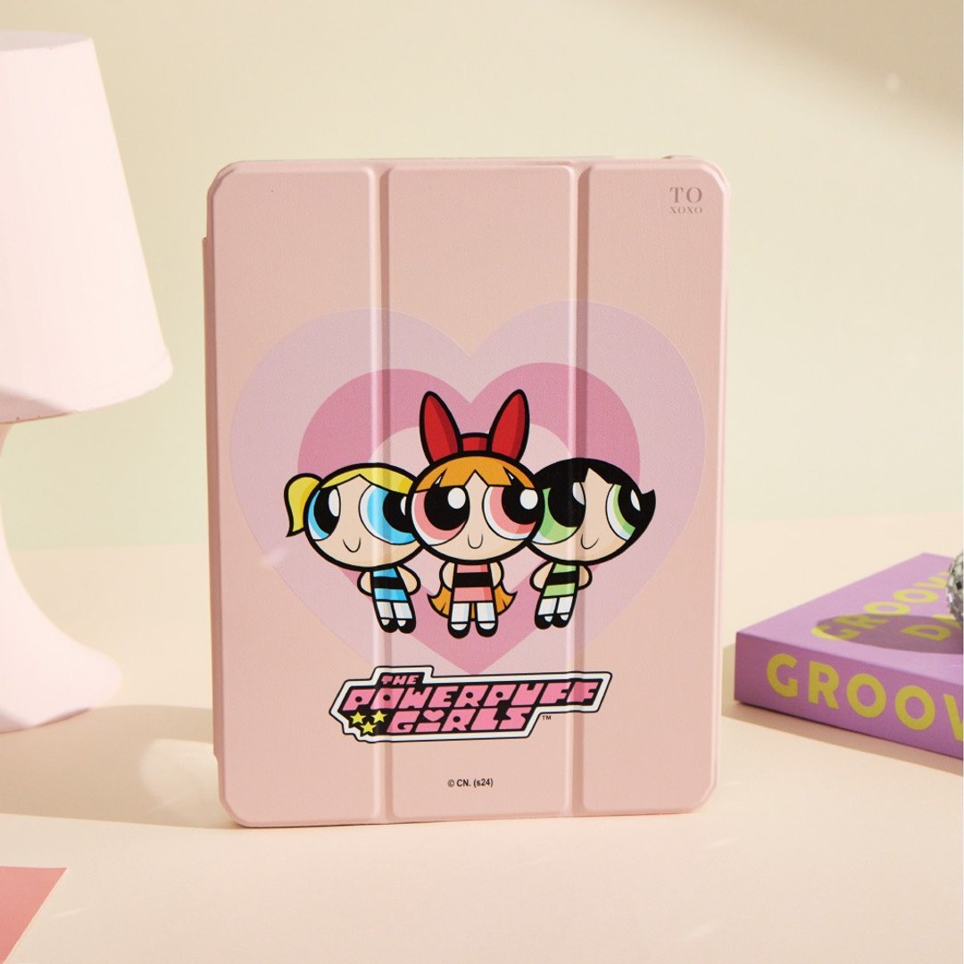 飞天小女警登场时刻强悍磁吸 iPad 三折/Y 折保护壳 - 平板/电脑保护壳 - 塑料 多色