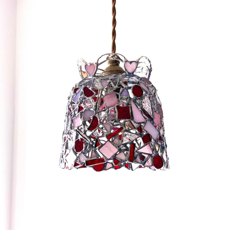 Jewel Night Tiara Pink Heart - 灯具/灯饰 - 玻璃 粉红色