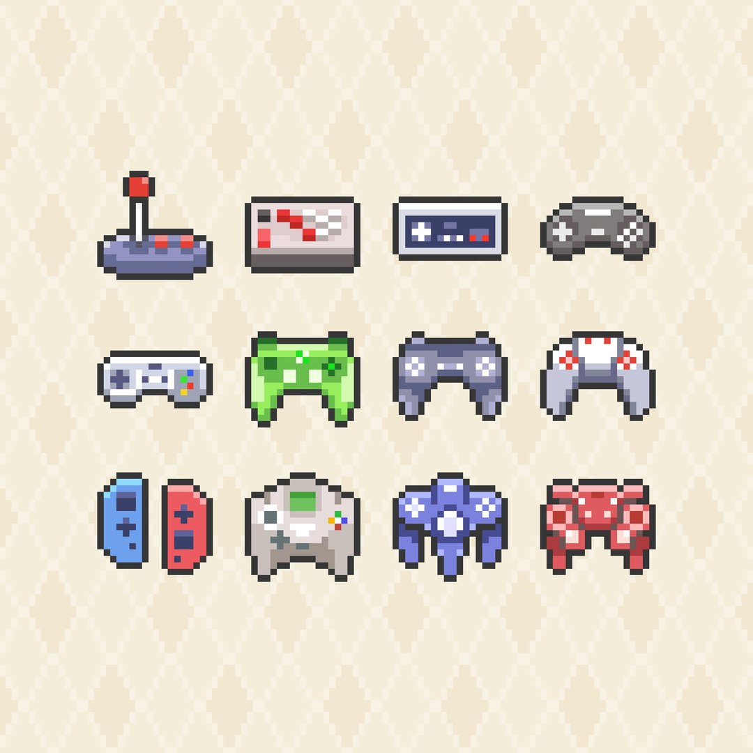 Twitch 小奇点及订阅者徽章/忠诚徽章套图/像素风/怀旧游戏机 - Logo 设计/图案设计 - 其他材质 