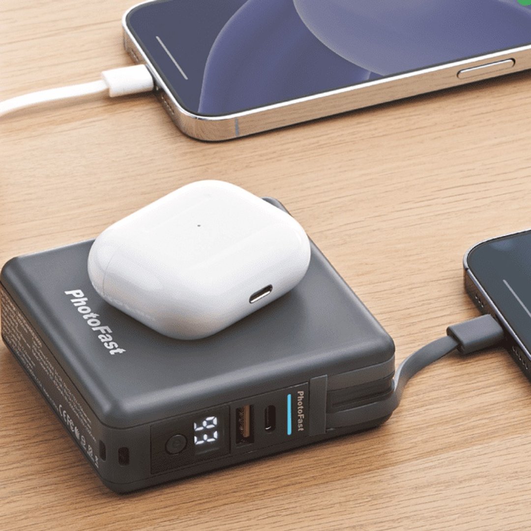 Photofast MUTICharge 10000mAh magsafe 磁吸行动电源 黑色 - 充电宝/传输线 - 塑料 黑色