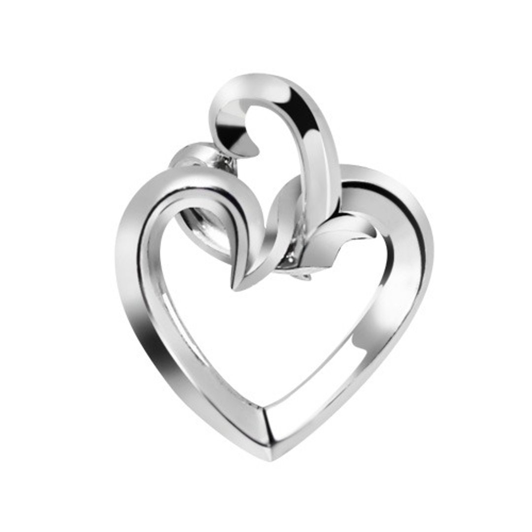 Q-Love-相恋坠 - 项链 - 其他金属 灰色