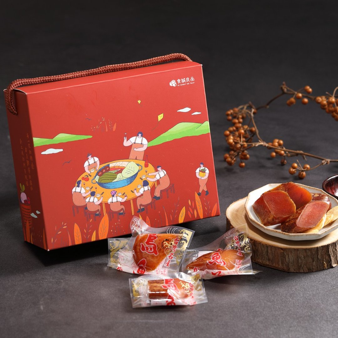 食诚良品 台湾黑金手作一口乌鱼子礼盒 酒渍厚切炙烧乌鱼子 - 其他 - 其他材质 白色