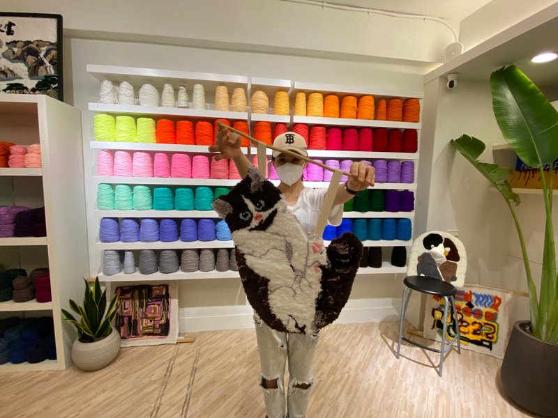 老板生日庆优惠延续-台北手作地毯课程60*60cm -可使用文化币 - 编织/羊毛毡/布艺 - 其他材质 