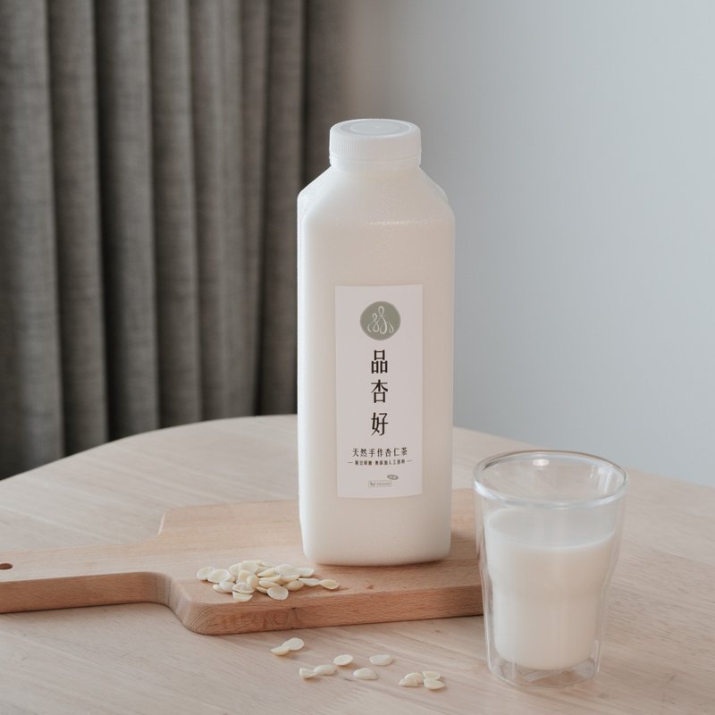 天然手作杏仁茶/零香精/低糖/无糖 - 奶类/豆浆 - 新鲜食材 