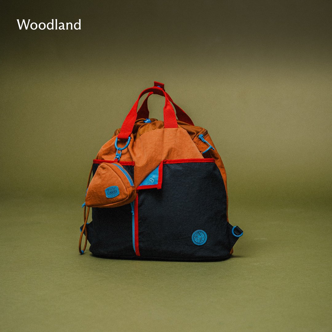 兀兰Woodland—A3多功能三用单双肩背包 - 手提包/手提袋 - 尼龙 
