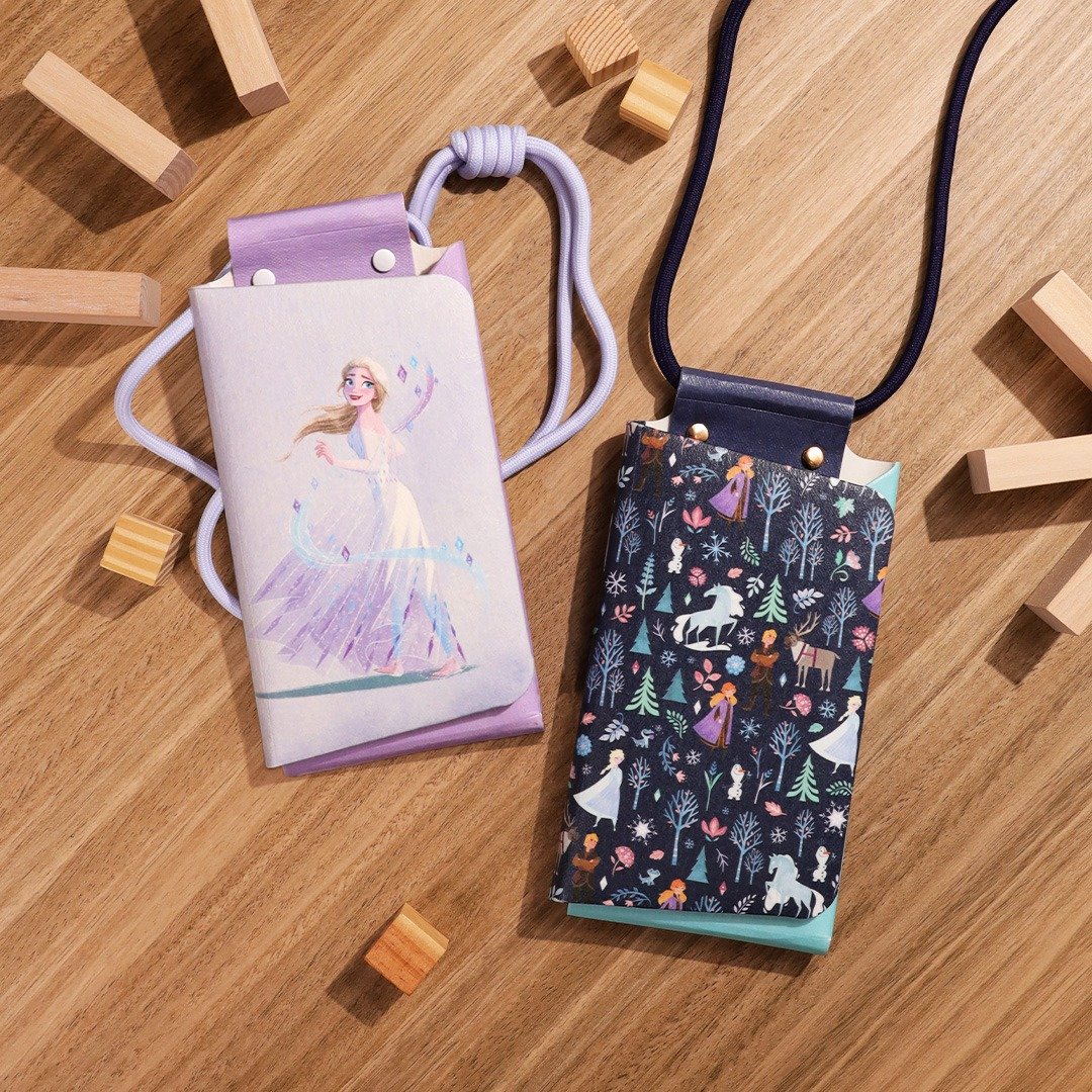 PhonePochette手机随身袋 迪士尼 Frozen-Pattern -Good Moment - 侧背包/斜挎包 - 其他材质 