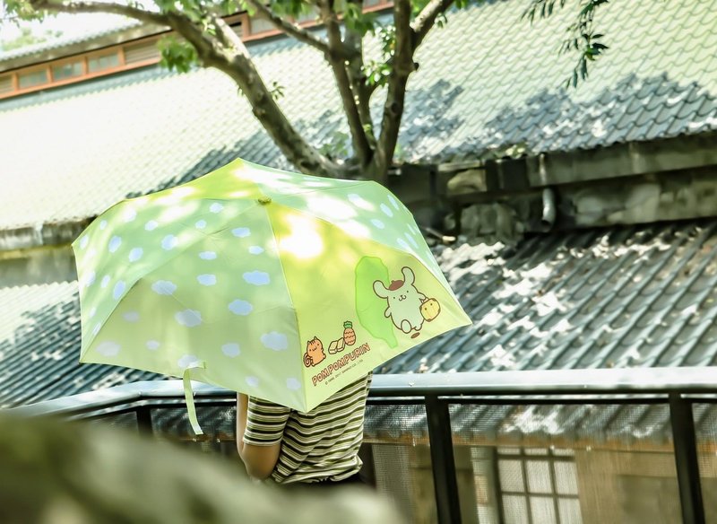 【漫游台湾 X 三丽鸥】布丁狗 雨伞(台湾)+行李箱贴纸(总统府) - 雨伞/雨衣 - 防水材质 