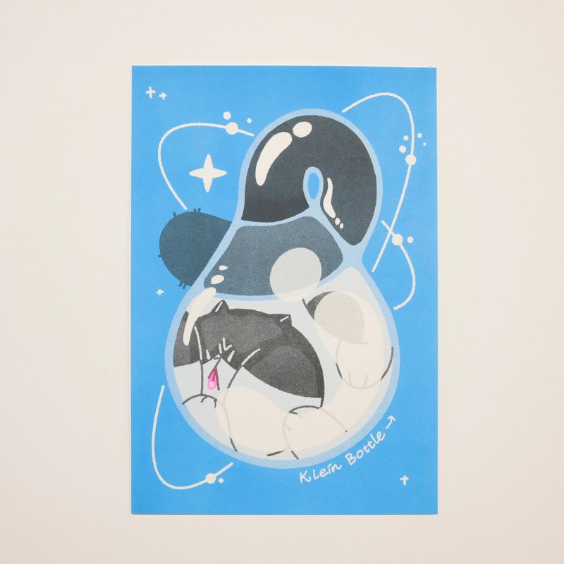 克莱因猫猫 猫猫  Riso 印刷 Poster 原创独立海报 - 其他 - 纸 多色