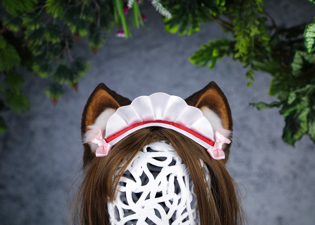 Chocola Ears - 发饰 - 其他人造纤维 咖啡色