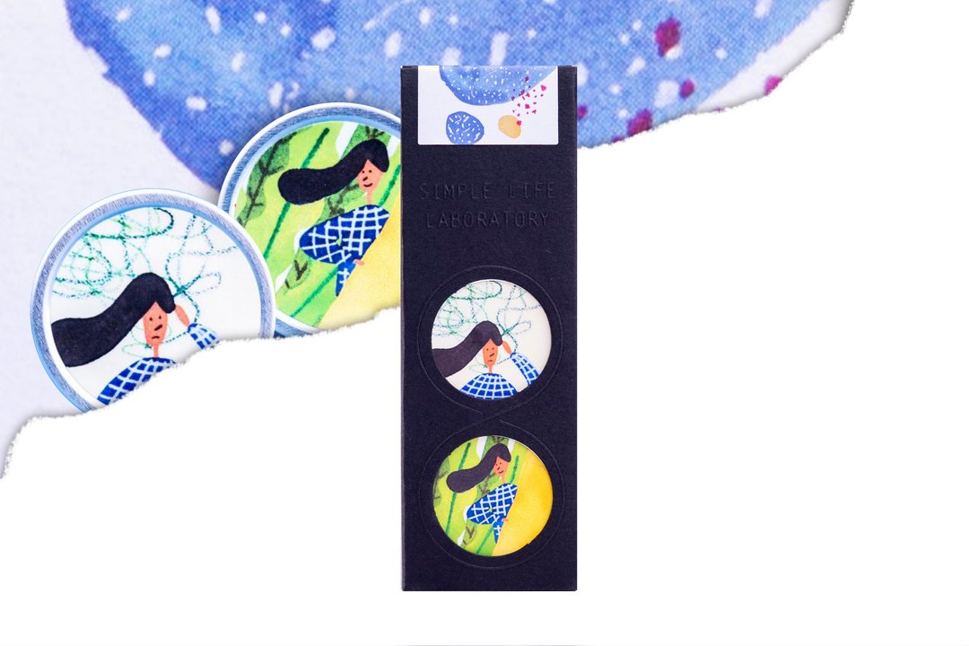 SIMPLE LIFE LABORATORY Simple Perfume固体香水/ 迷你混香组/ The Spring of Women/ Be Inspired 2 - 香薰/精油/线香 - 植物．花 蓝色