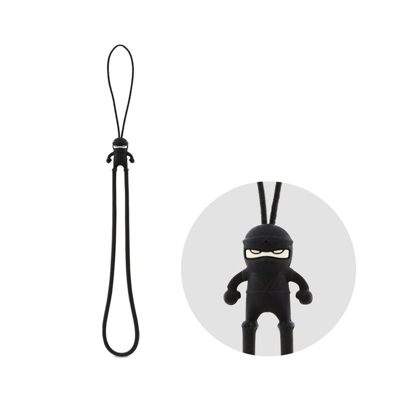 Bone 蹦克 / Jinhe Ninja Strap 忍者金贺吊绳 - 黑 - 其他 - 硅胶 黑色