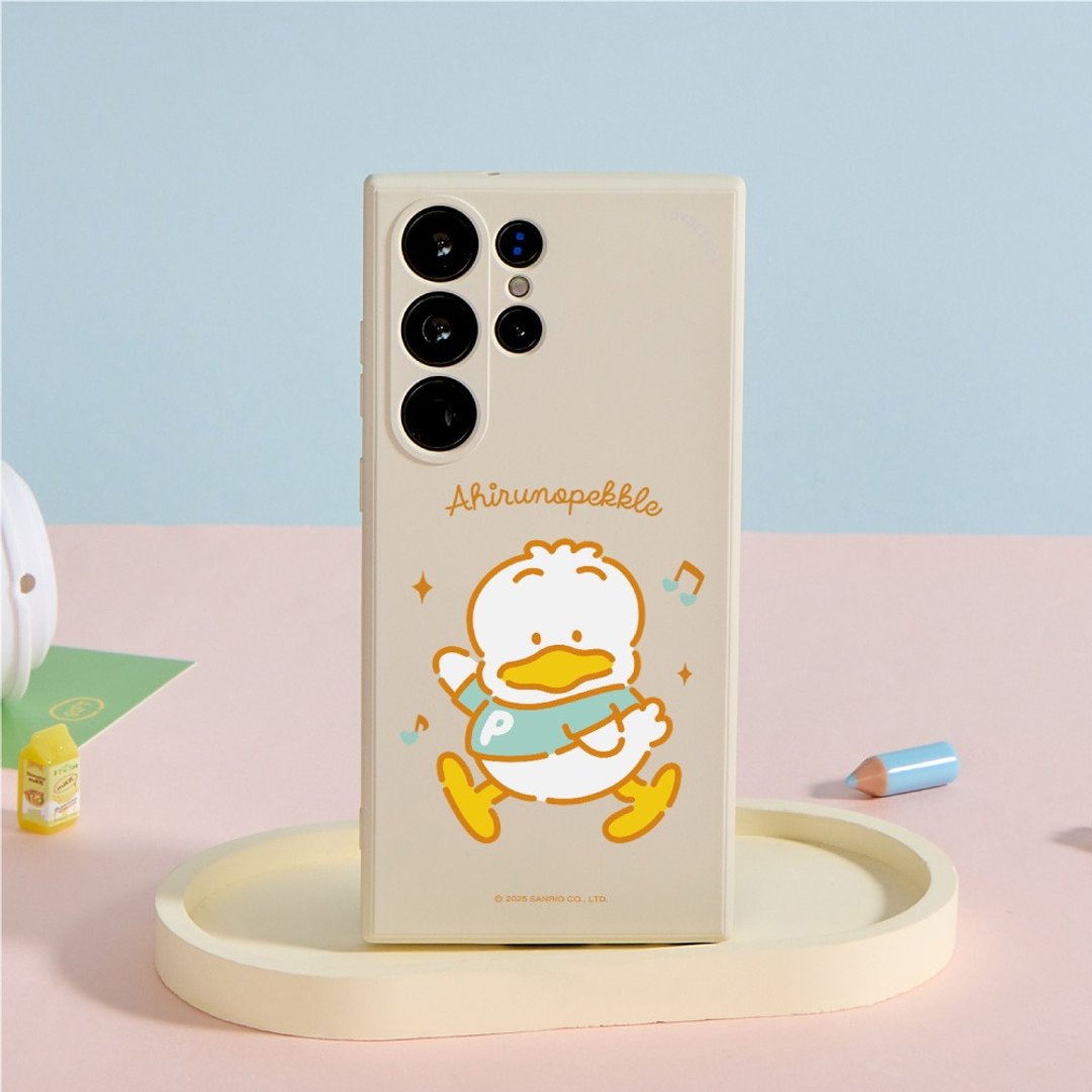 三丽鸥男团贝克鸭Say Hi纯色硅胶SAMSUNG手机壳 - 手机壳/手机套 - 塑料 多色