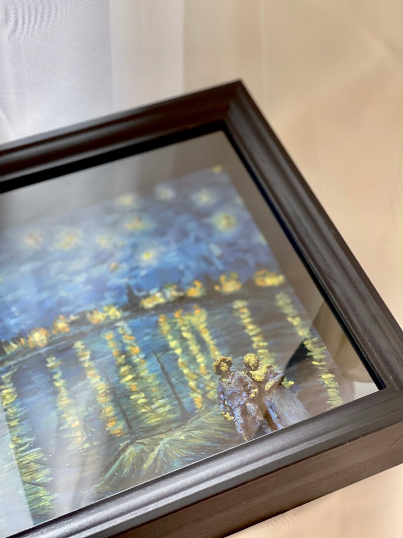 【立体名画系列】梵谷隆河的星夜 - 灯具/灯饰 - 其他材质 