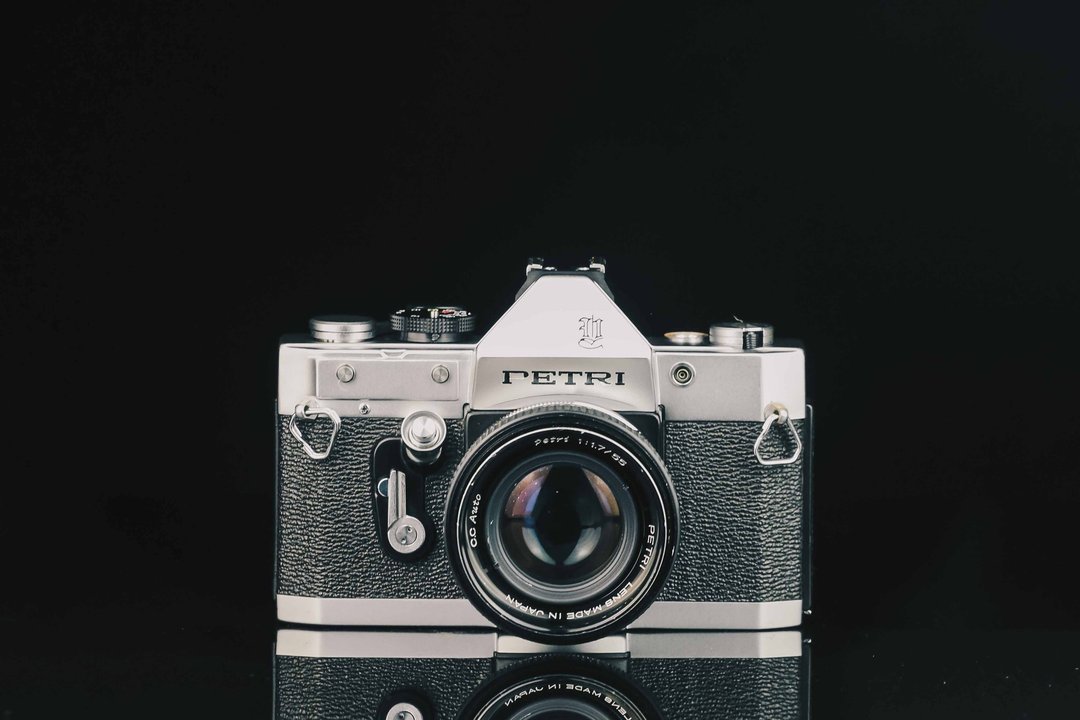 PETRI V6 II+PETRI 55mm F=1.7 #1113 #135底片相机 - 相机 - 其他金属 黑色