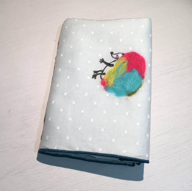 毛毡画纯棉长巾 - 丝巾 - 羊毛 多色