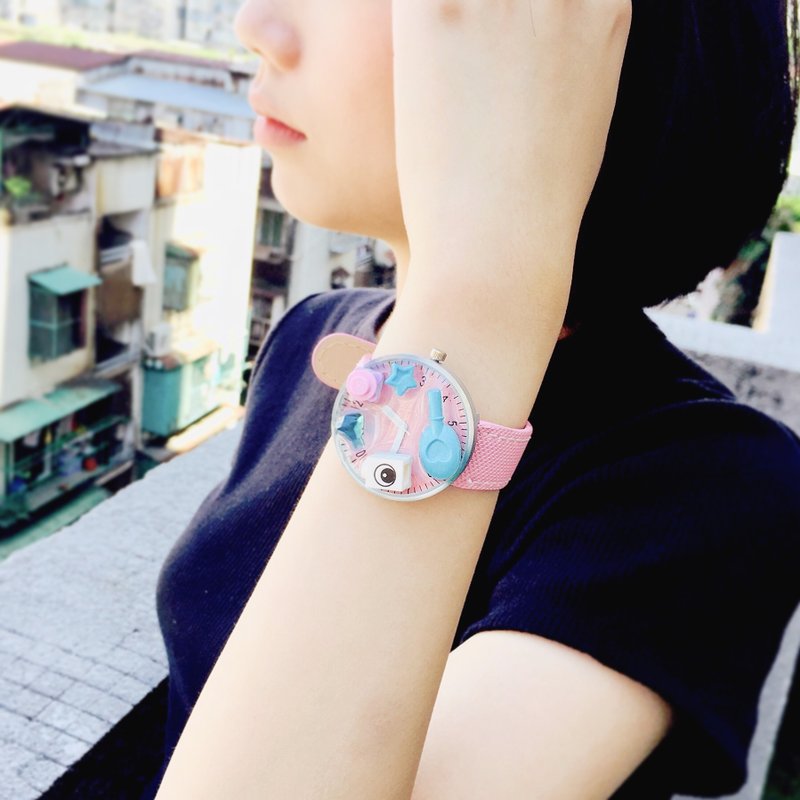 夏日系列 特别 限量 积木 可爱 粉色LEGO手表 - 女表 - 其他材质 粉红色