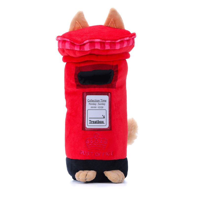 Woof2 英式邮筒漏食宠物毛绒玩具 - 玩具 - 聚酯纤维 红色