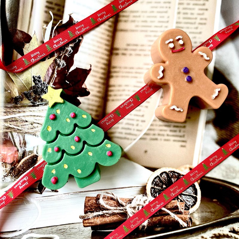 【圣诞节礼物】圣诞限定香氛皂礼盒 /圣诞礼物/交换礼物/ - 肥皂/手工皂 - 植物．花 多色