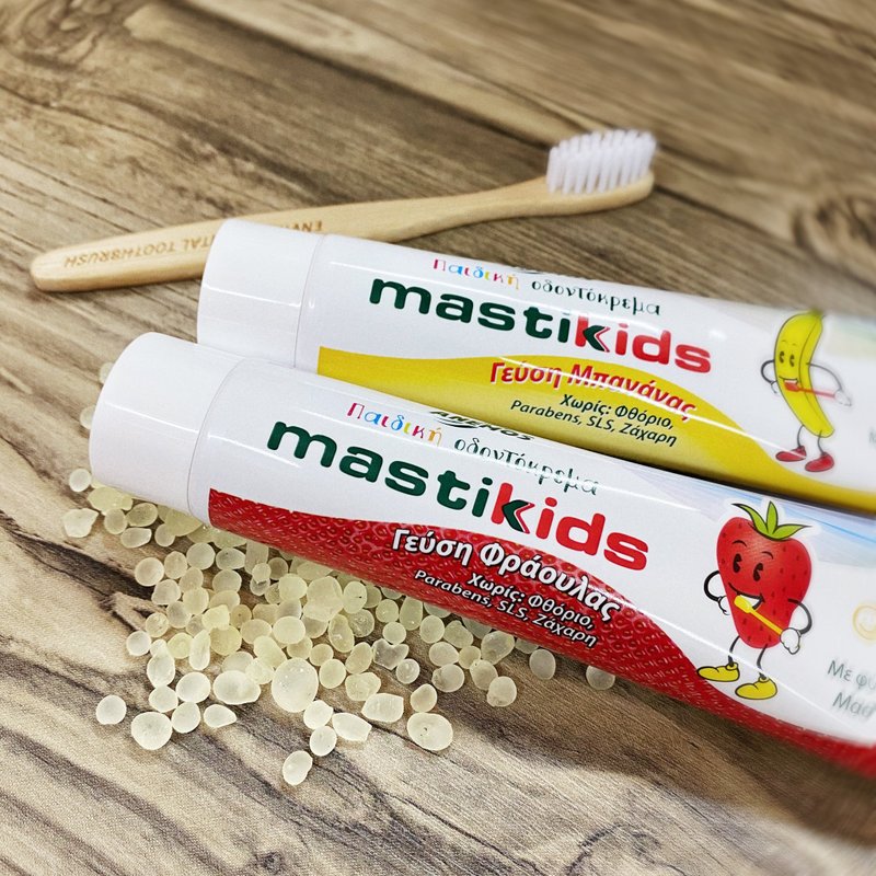 ANEMOS Mastikids 黄连树脂小童牙膏 不含氟 防腐剂 人工香料 色 - 牙刷/口腔清洁 - 浓缩/萃取物 