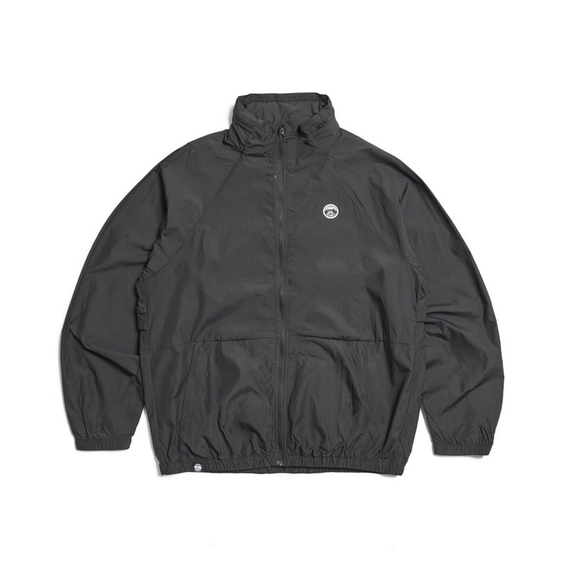 江户胜 日系 防泼水连帽外套(黑色) #连帽外套 - 男装外套 - 棉．麻 黑色