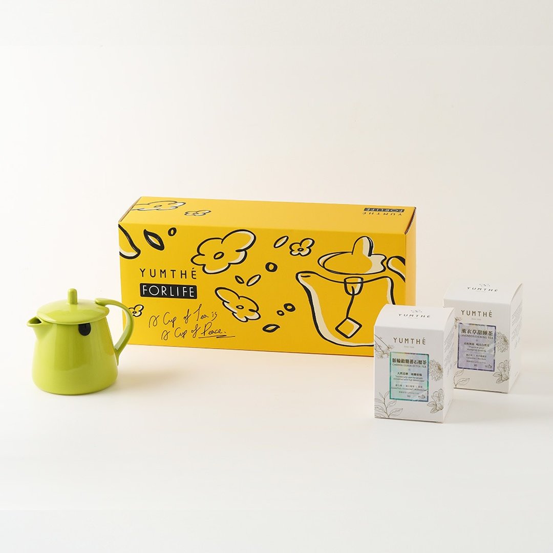 【节日送礼】YUMTHÉ x FORLIFE联名礼盒 (一壶双茶组合款 ) - 茶具/茶杯 - 瓷 