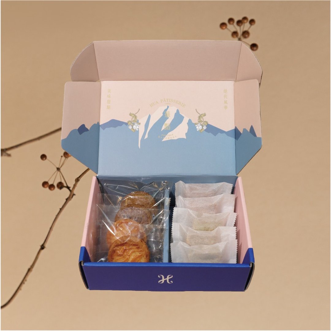 【中秋礼盒】月 圆 花 好 / 人气推荐 - 手工饼干 - 新鲜食材 红色
