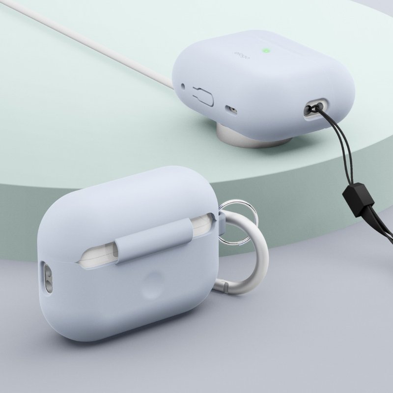 AirPods Pro 2 超适握感保护套 耳机壳 耳机套 - 耳机收纳 - 硅胶 蓝色