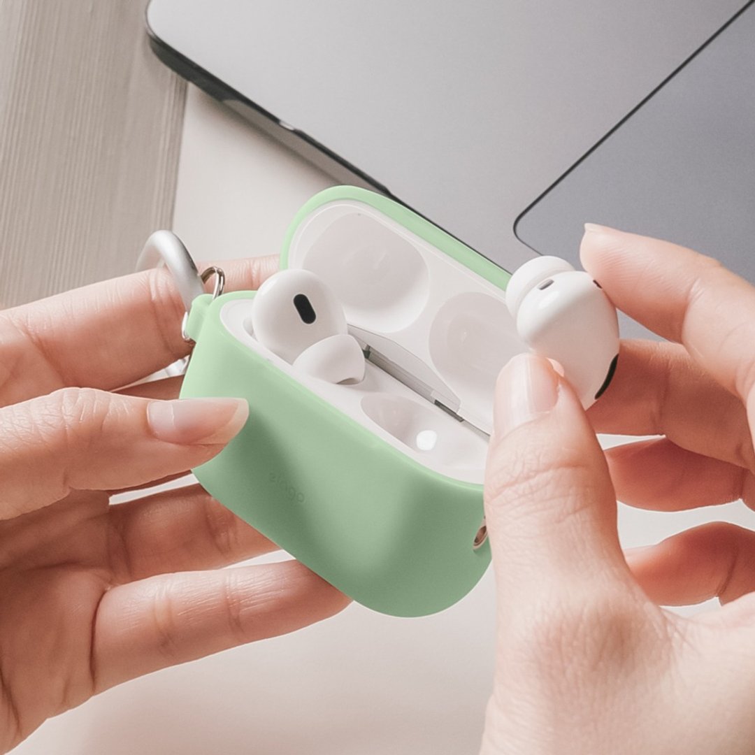 elago AirPods Pro 2 超适握感保护套 耳机壳 耳机套 - 耳机收纳 - 硅胶 蓝色