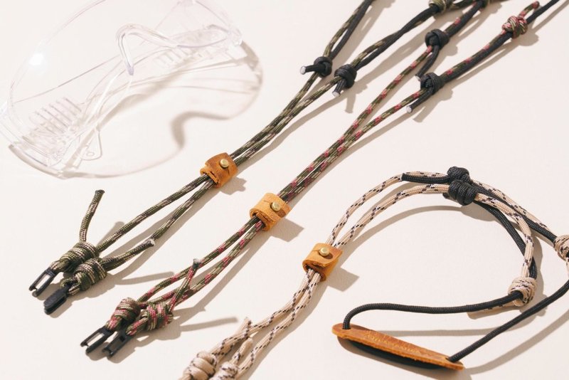 SilverValley 调节式质感挂绳(附护目镜) - 挂绳/吊绳 - 棉．麻 