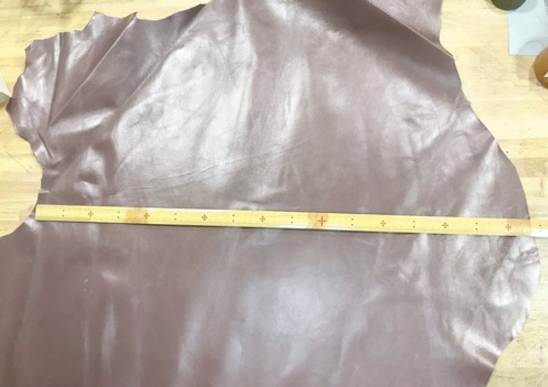 1 71ds Purple Beige Lamb Leather - 其他 - 真皮 