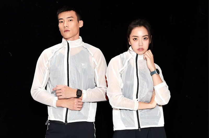 零重力超反光轻量防水风衣外套 / 中性款 - 男装外套 - 尼龙 白色