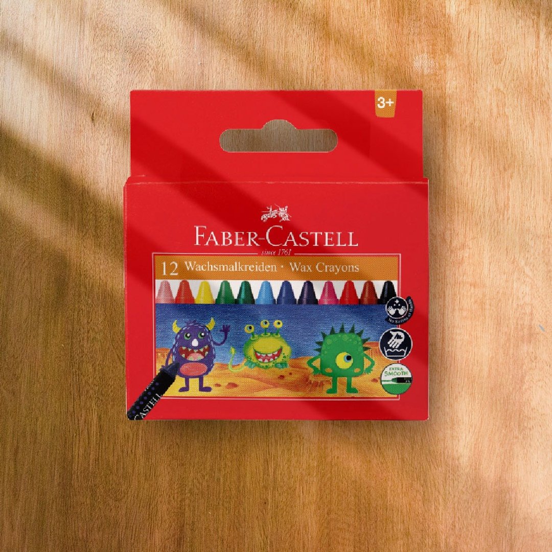 Faber-Castell 大眼星球无毒蜡笔-12色(原厂正货) - 其他 - 其他材质 多色