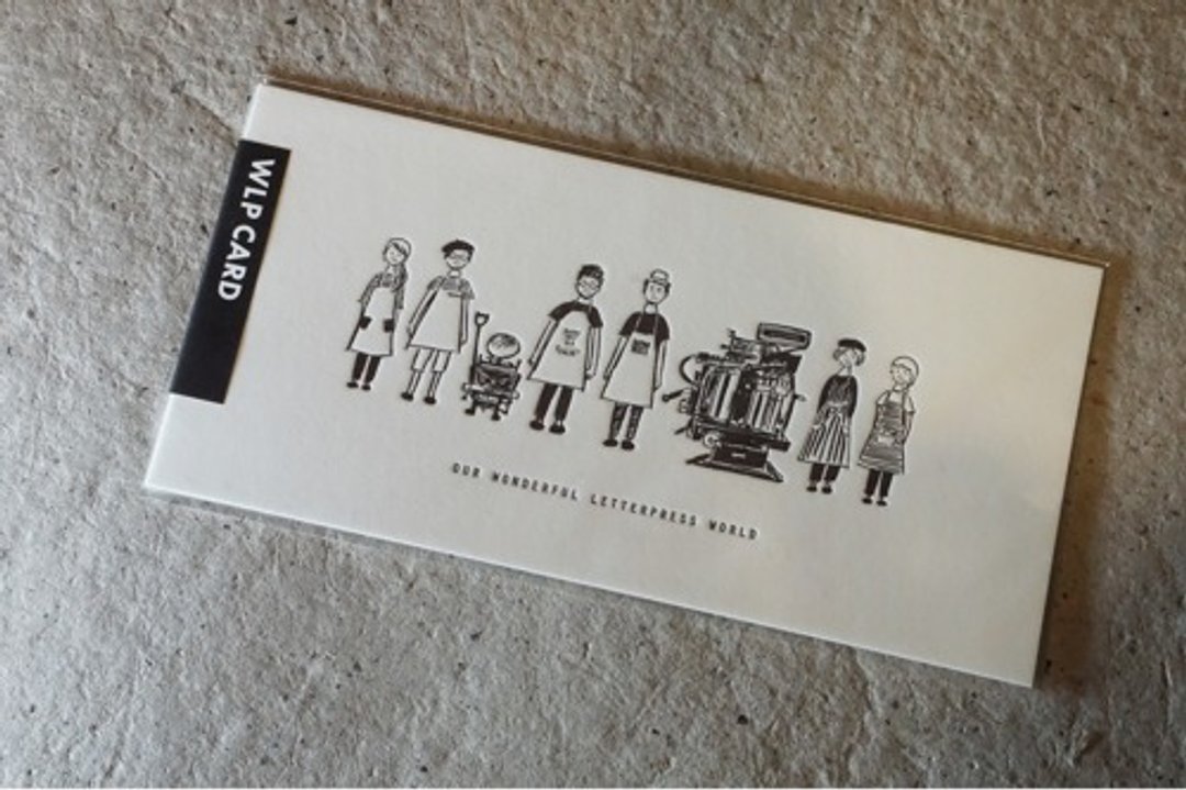 WONDERFUL LETTER PRESS CARD - 卡片/明信片 - 纸 