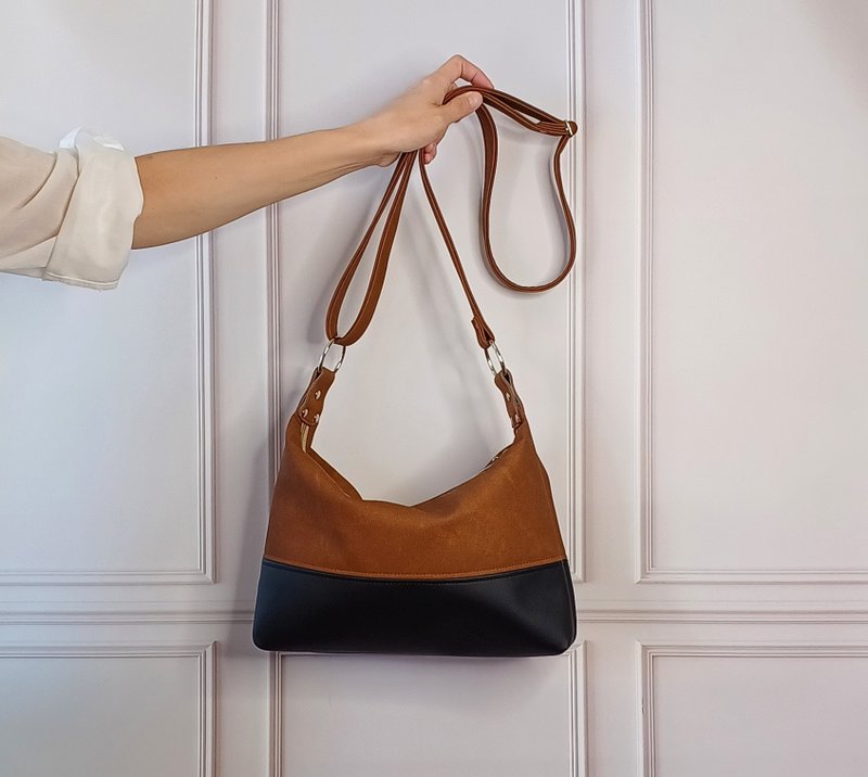 斜挎包与肩背包，订制颜色手提包，人造皮革手袋 - 手提包/手提袋 - 人造皮革 多色