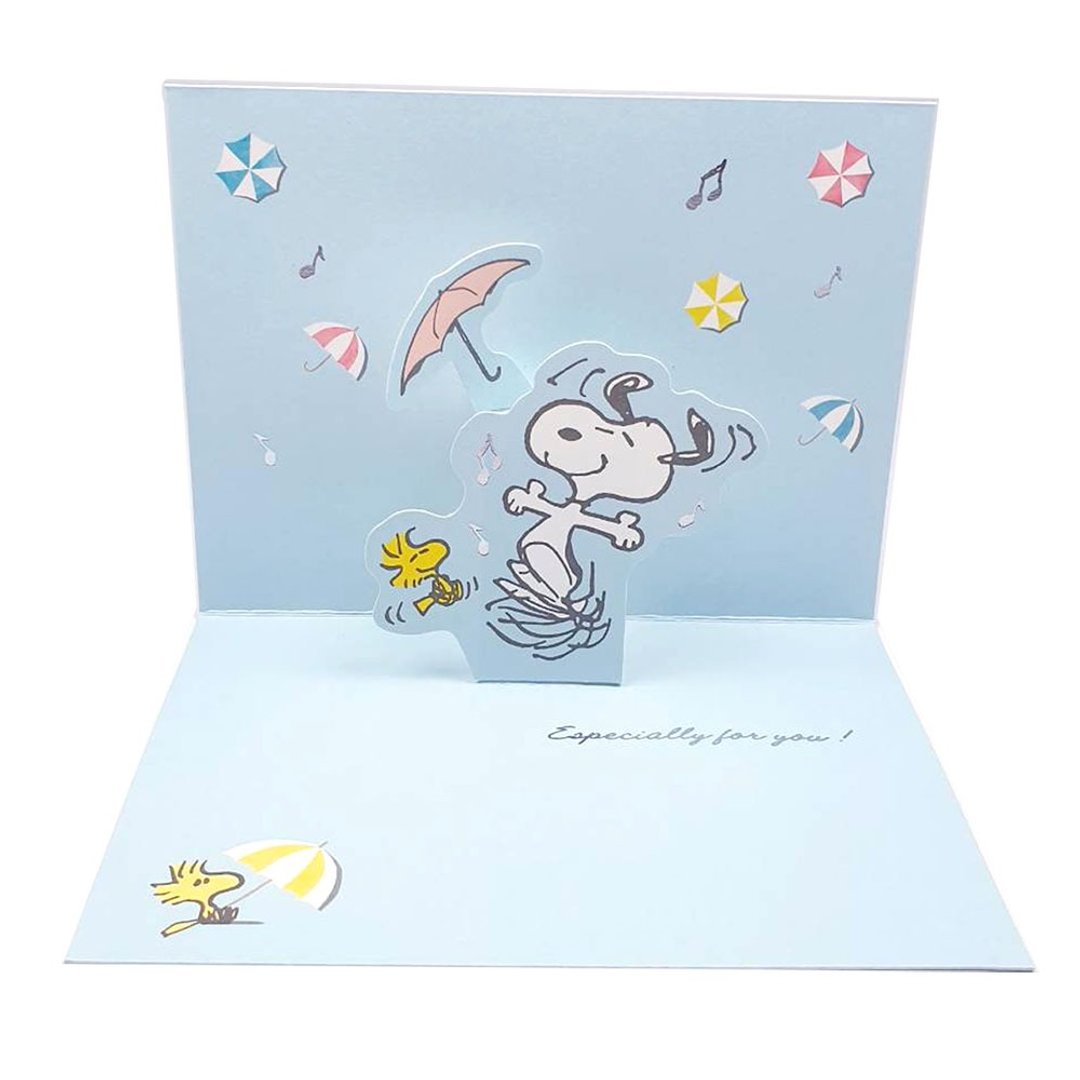 雨过天晴【Hallmark-Peanuts Snoopy-立体卡片 多用途】 - 卡片/明信片 - 纸 多色