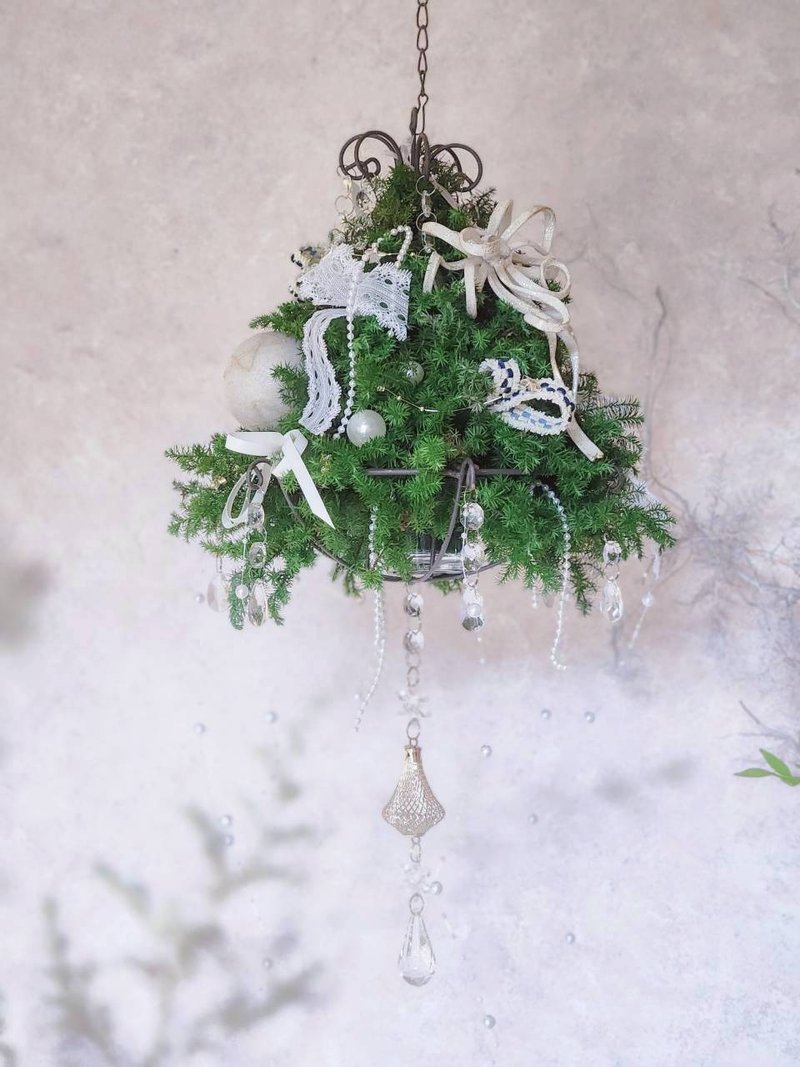 冬雾 白羽之森 悬吊永生圣诞树 - 干燥花/捧花 - 植物．花 多色