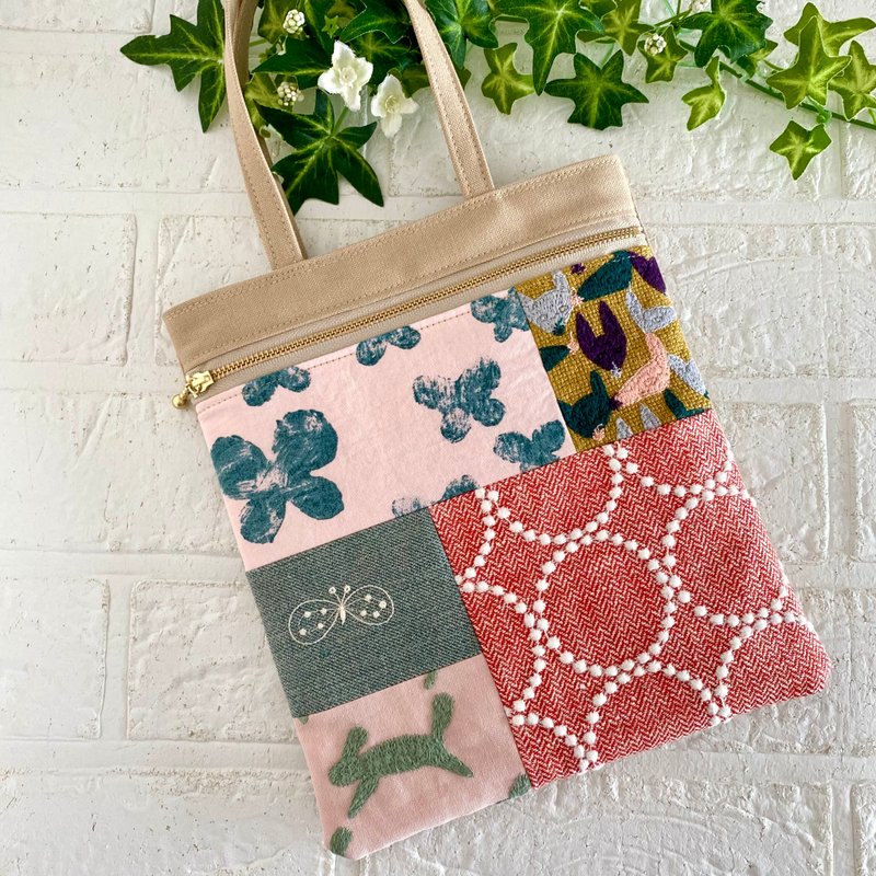 minä perhonen 拼布 迷你包 minaperhonen - 手提包/手提袋 - 棉．麻 