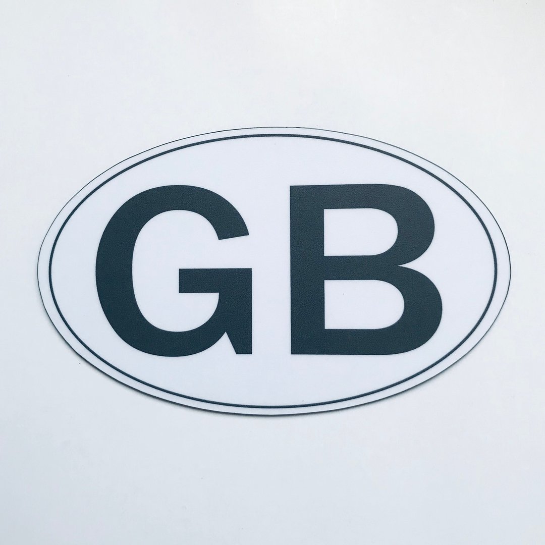 磁铁车贴- GB 迷你乐趣(有线框) | 独家设计Mini汽车60周年纪念系 - 冰箱贴/磁贴 - 其他材质 白色